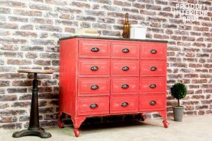 Industrial furniture at its best – the Brighton chest of drawers   