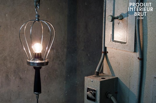 Industrial lighting in the shape of the industrial duty hand lamp